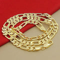 24K Gold Plated Retro Necklace Korean Style