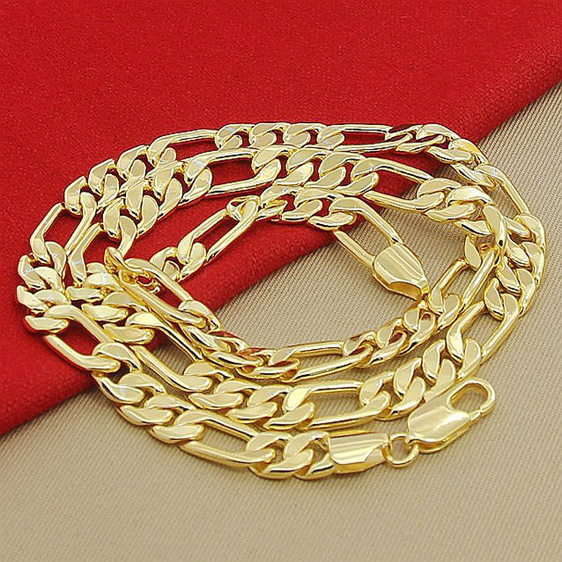 24K Gold Plated Retro Necklace Korean Style
