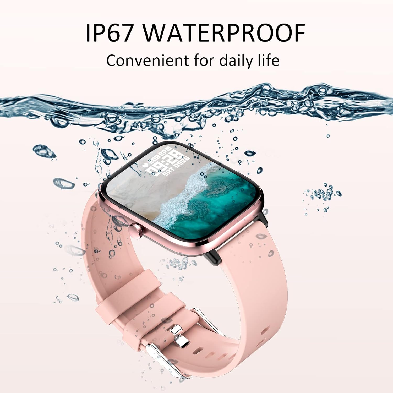 New Smartwatches Now On Sale, Featuring Message Alerts, Call Answering, Health Monitoring, Activity Tracking, Notification Reminders, And Fitness Functions.Not Waterproof